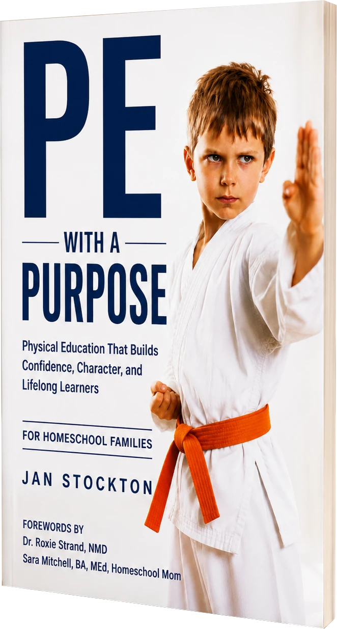 A young boy in a white martial arts uniform and an orange belt poses on the book cover with a focused expression, ready for action.